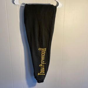 Gosha Rubchinskiy Sweatpants Green Yellow Script Men’s